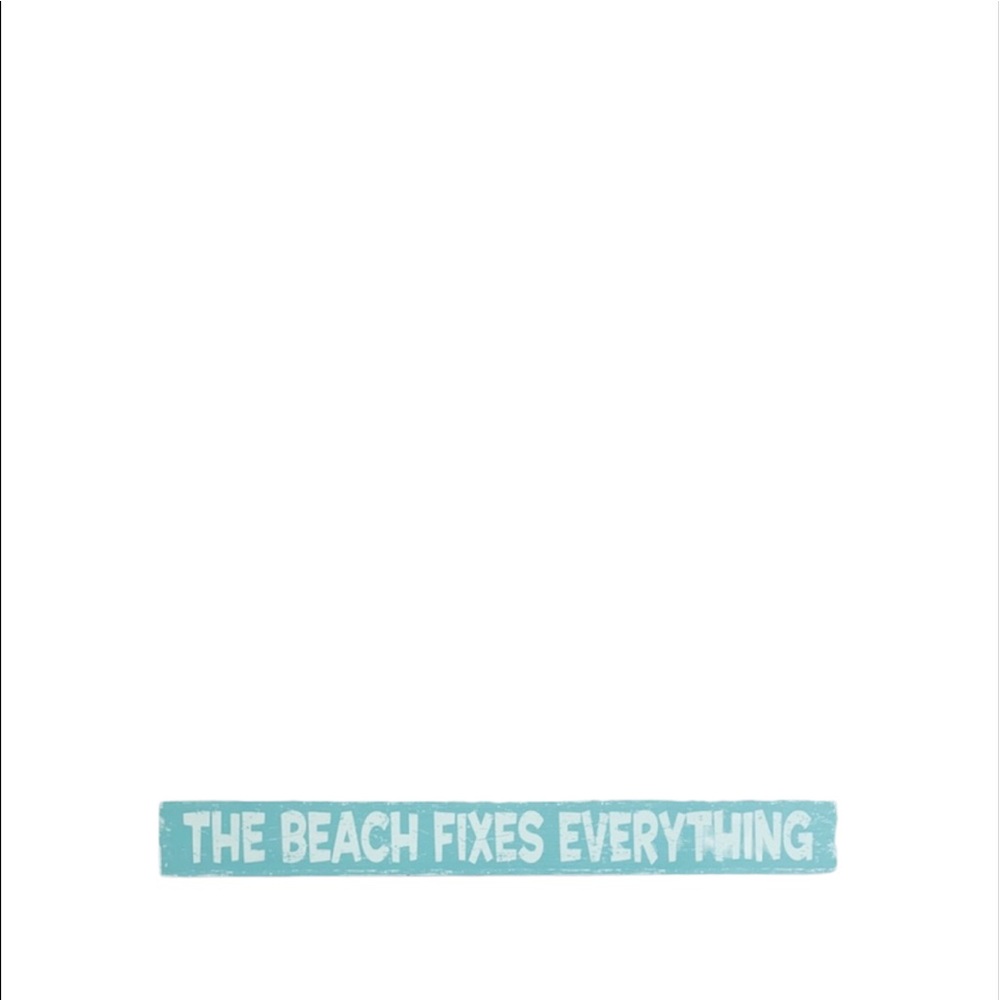 Coastal Decor, “The Beach Fixes Everything” Wall Plaque